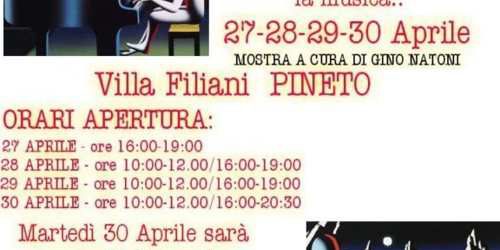 Pineto: personale dell’artista Mark Kostabi “Quando la pittura incontra la musica” dal 27 al 30 aprile a Villa Filiani